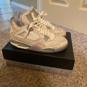 Air Jordan “Laser” 4’s- size Men’s 9/ Women’s 10.5